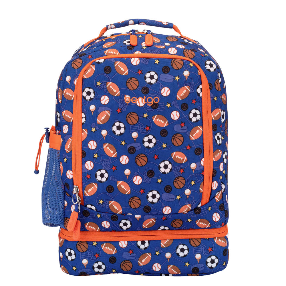 Bentgo Kids Prints 2-in-1 Backpack & Lunch Bag - Sports