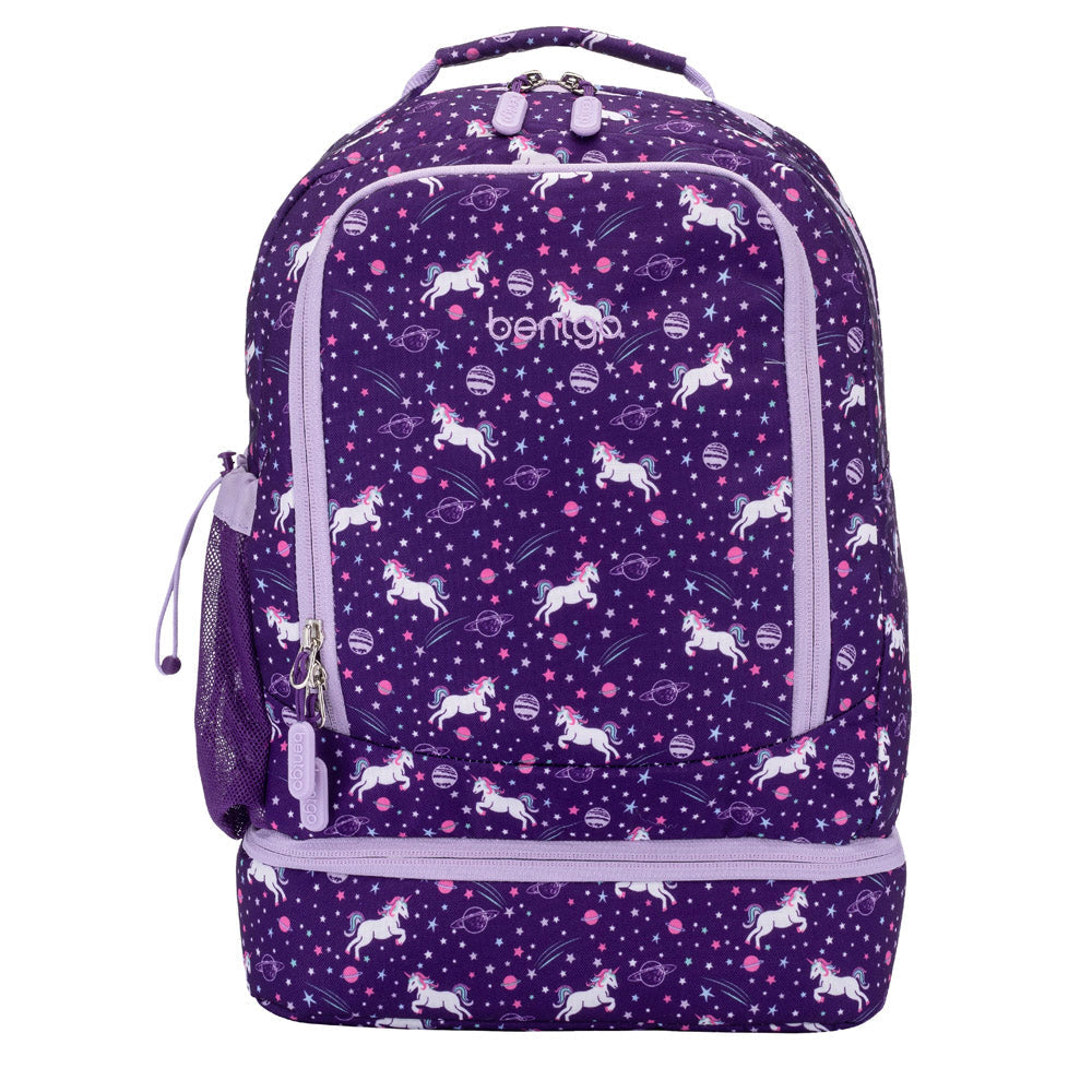 Bentgo Kids Prints 2-in-1 Backpack & Lunch Bag - Unicorn