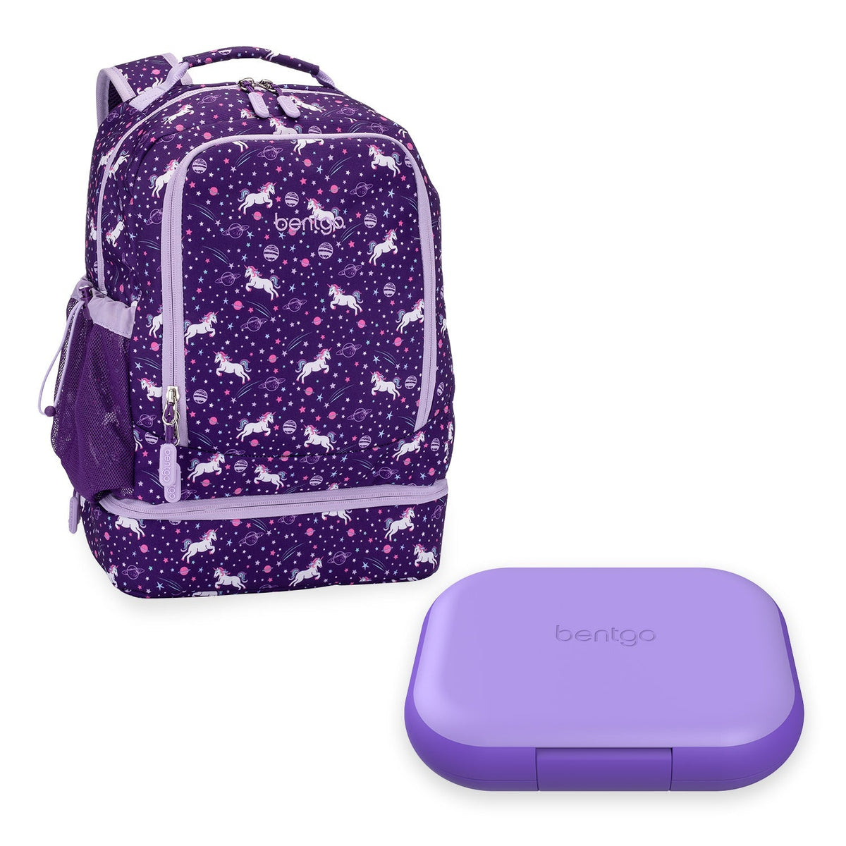 Bentgo Chill Kids Lunch Box & Backpack - Unicorn