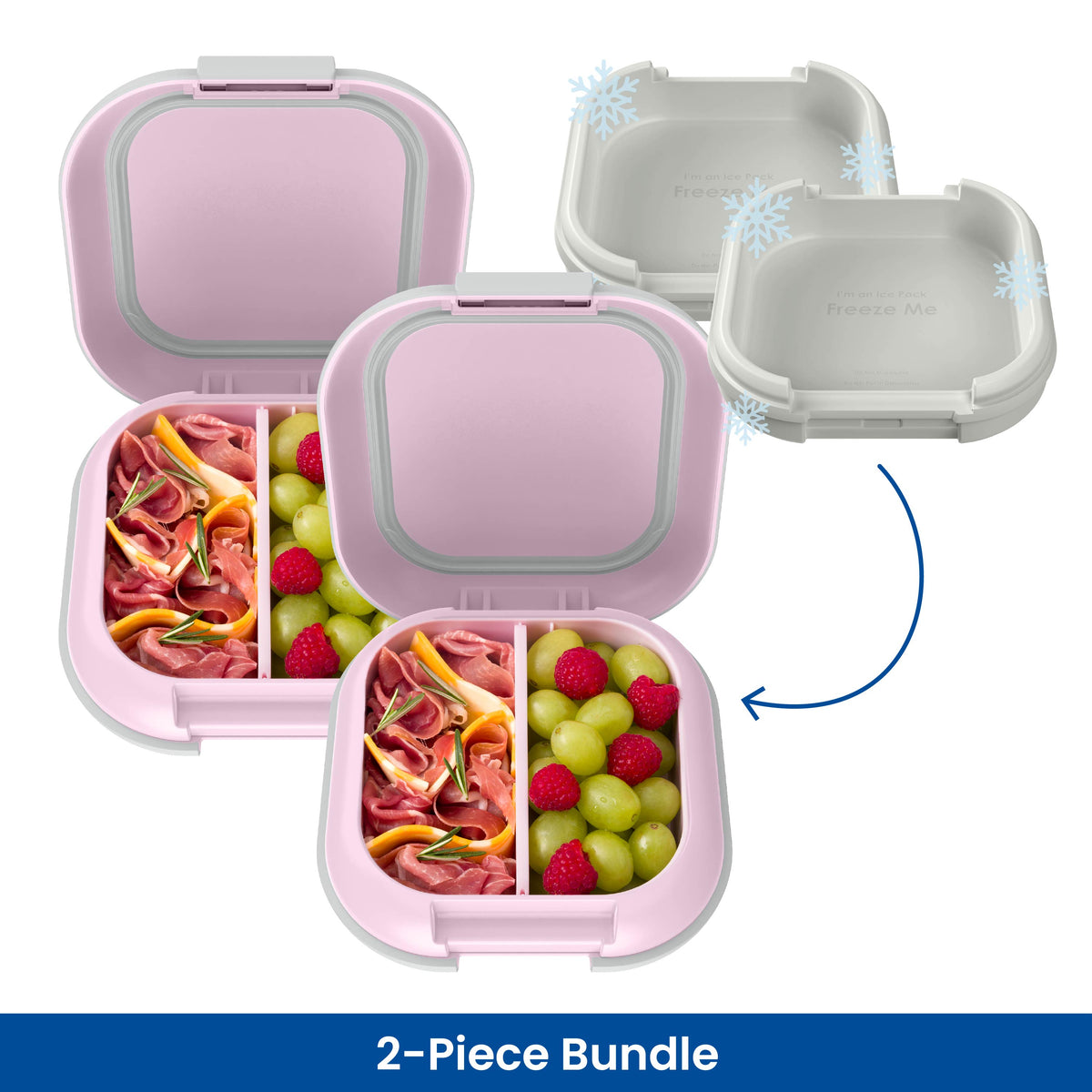 Bentgo Chill Mini Lunch Box (2-Pack) - Lilac Mist