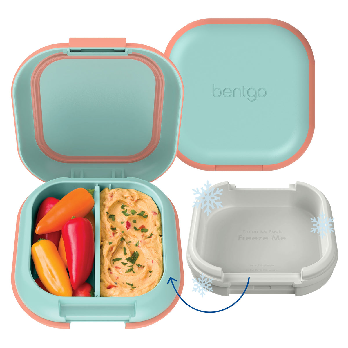 Bentgo Chill Mini Lunch Box - Seaside Papaya