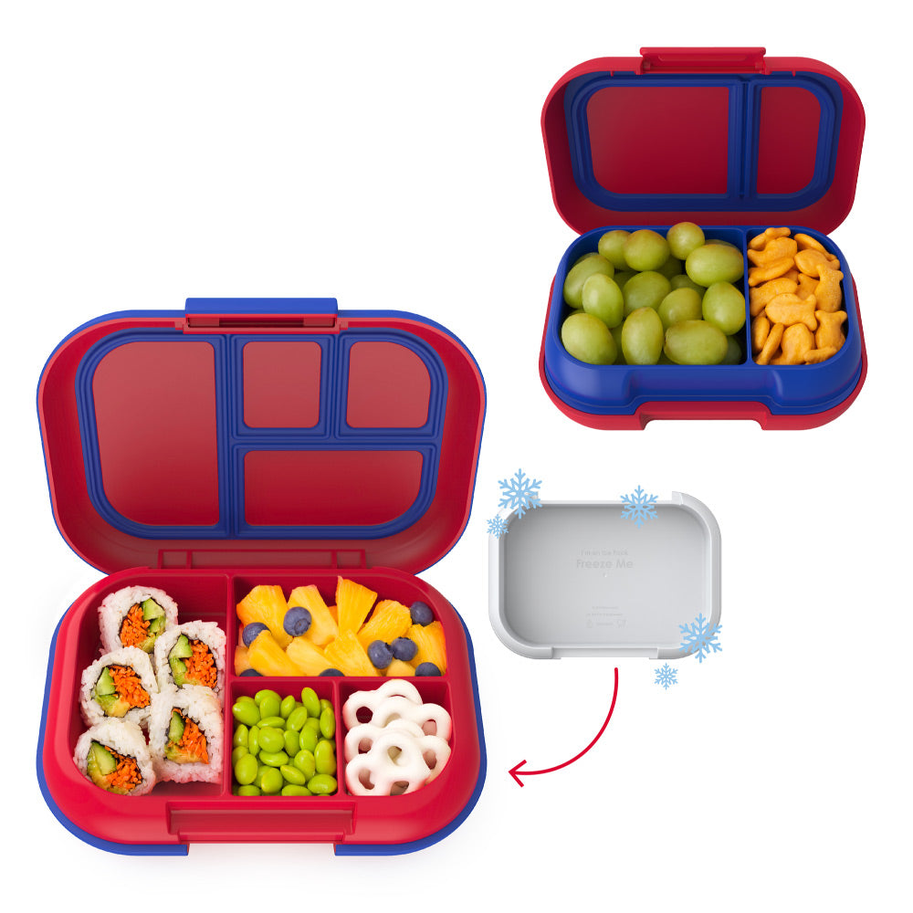 Bentgo Chill Kids Lunch & Snack Box - Red/Royal