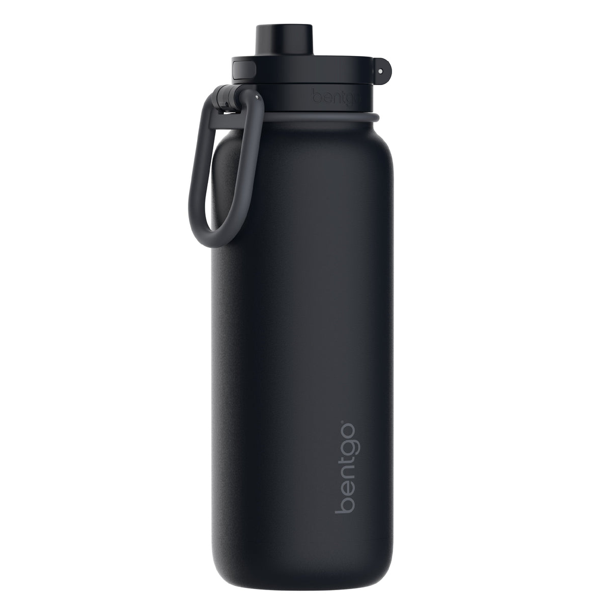 Bentgo Flip 2-in-1 Water Bottle (24 fl oz) - Back to Black