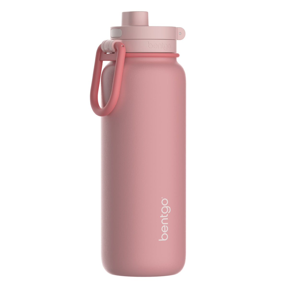 Bentgo Flip 2-in-1 Water Bottle (24 fl oz) - Blushing