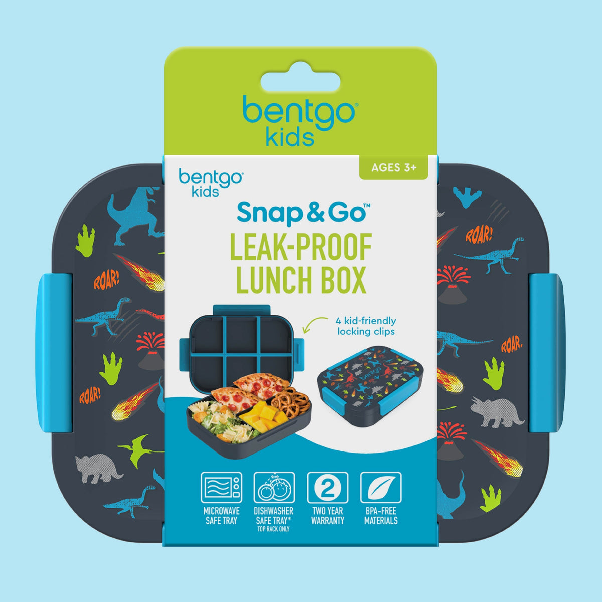 Bentgo Kids Snap & Go Lunch Box (2-Pack)