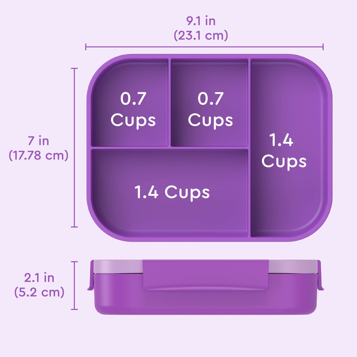 Bentgo Kids Snap & Go Lunch Box (2-Pack)