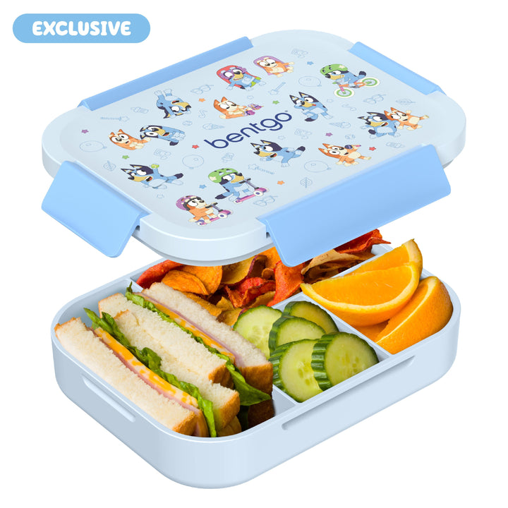 Bentgo + Bluey Kids Snap & Go Lunch Box O2