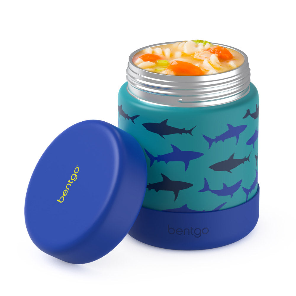 Bentgo Kids Stainless Steel Food Jar - Sharks