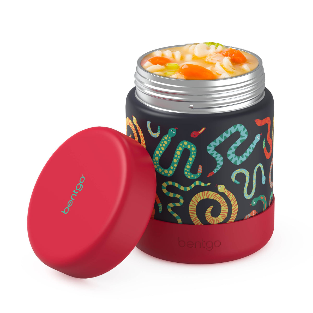 Bentgo Kids Stainless Steel Food Jar - Sssnakes
