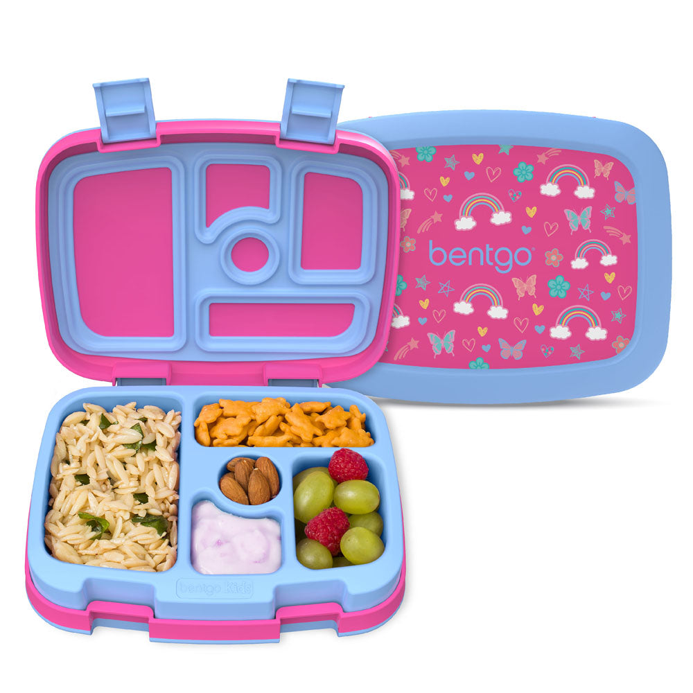 Bentgo Kids Prints Lunch Box - Rainbows and Butterflies
