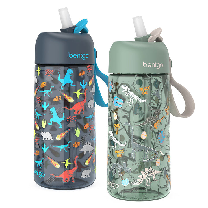 Bentgo Kids Prints Water Bottle (2-Pack) L9