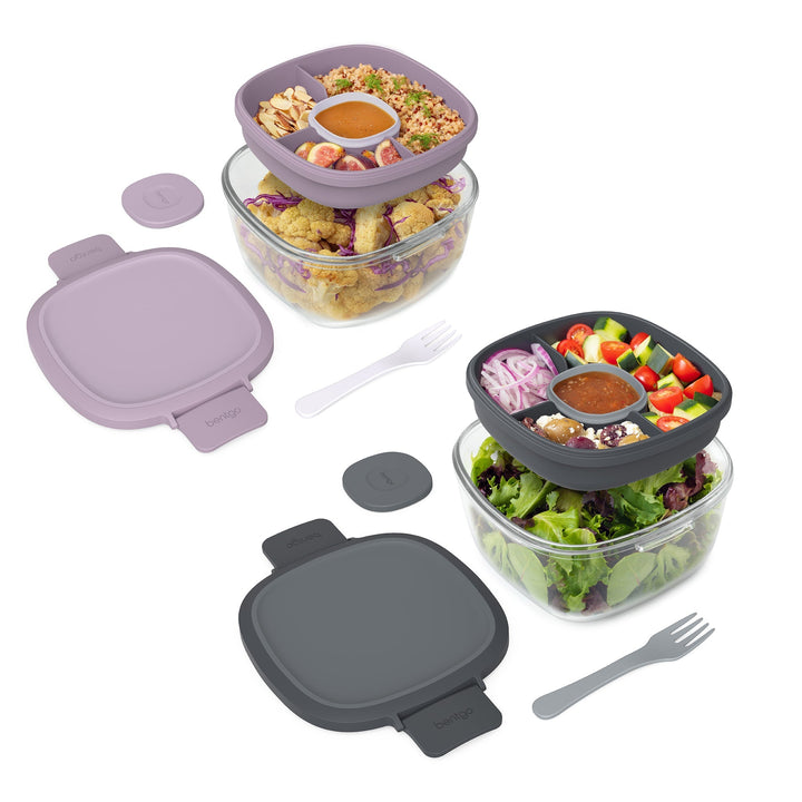 Bentgo Glass Salad Container (2-Pack) E2