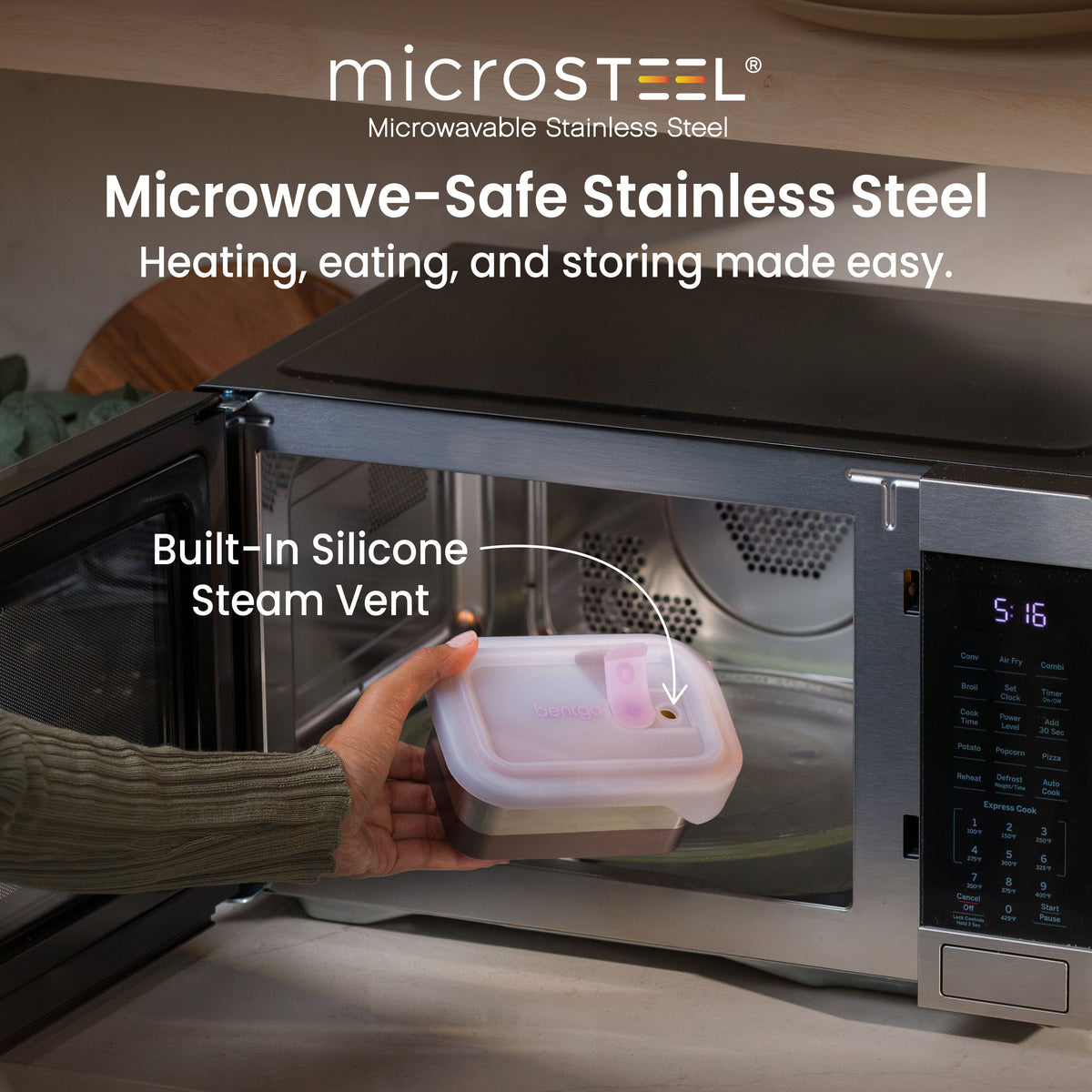 Bentgo MicroSteel Heat & Eat Container