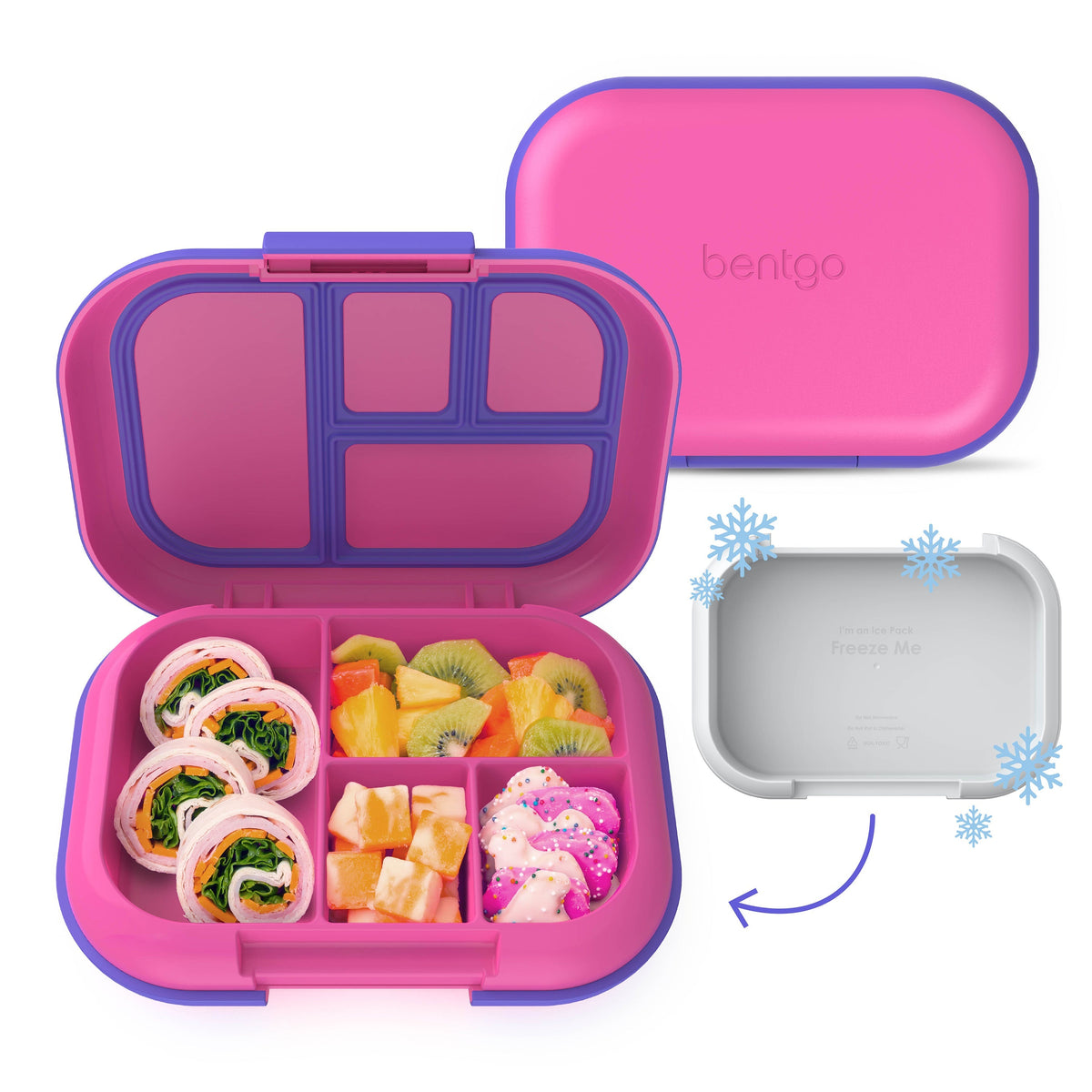 Bentgo Chill Kids Lunch Box - Electric Pink