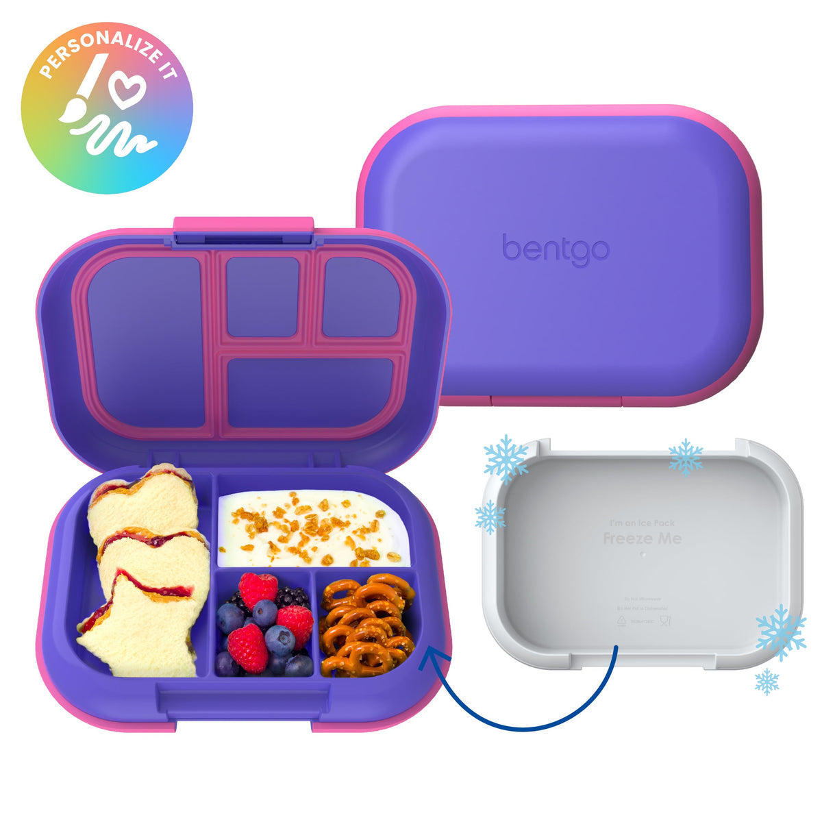 Bentgo Chill Kids Lunch Box - Electric Violet