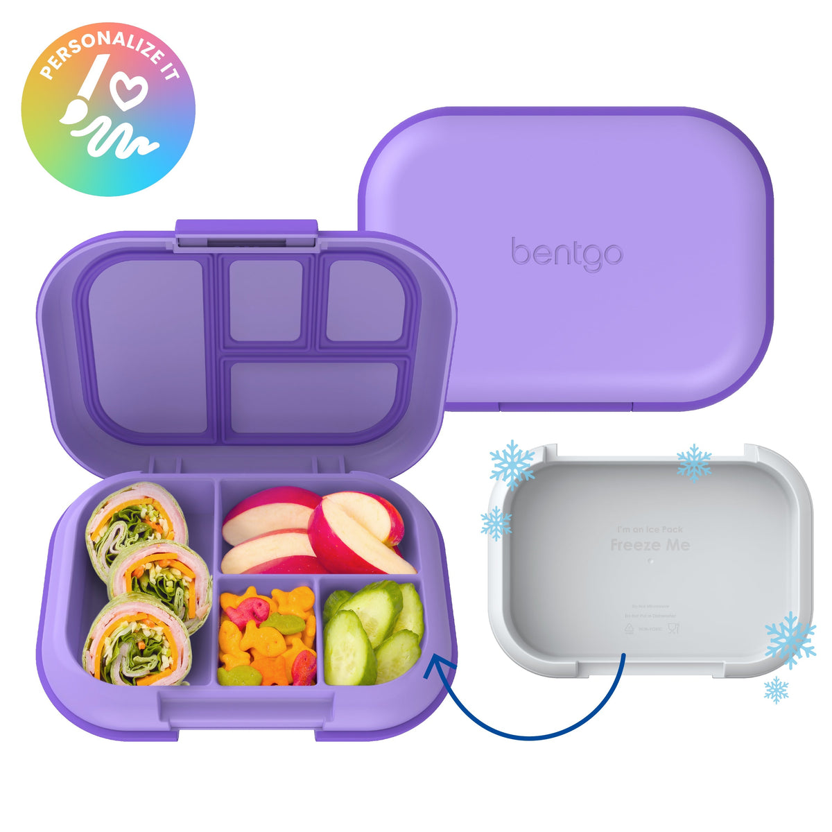 Bentgo Chill Kids Lunch Box - Purple