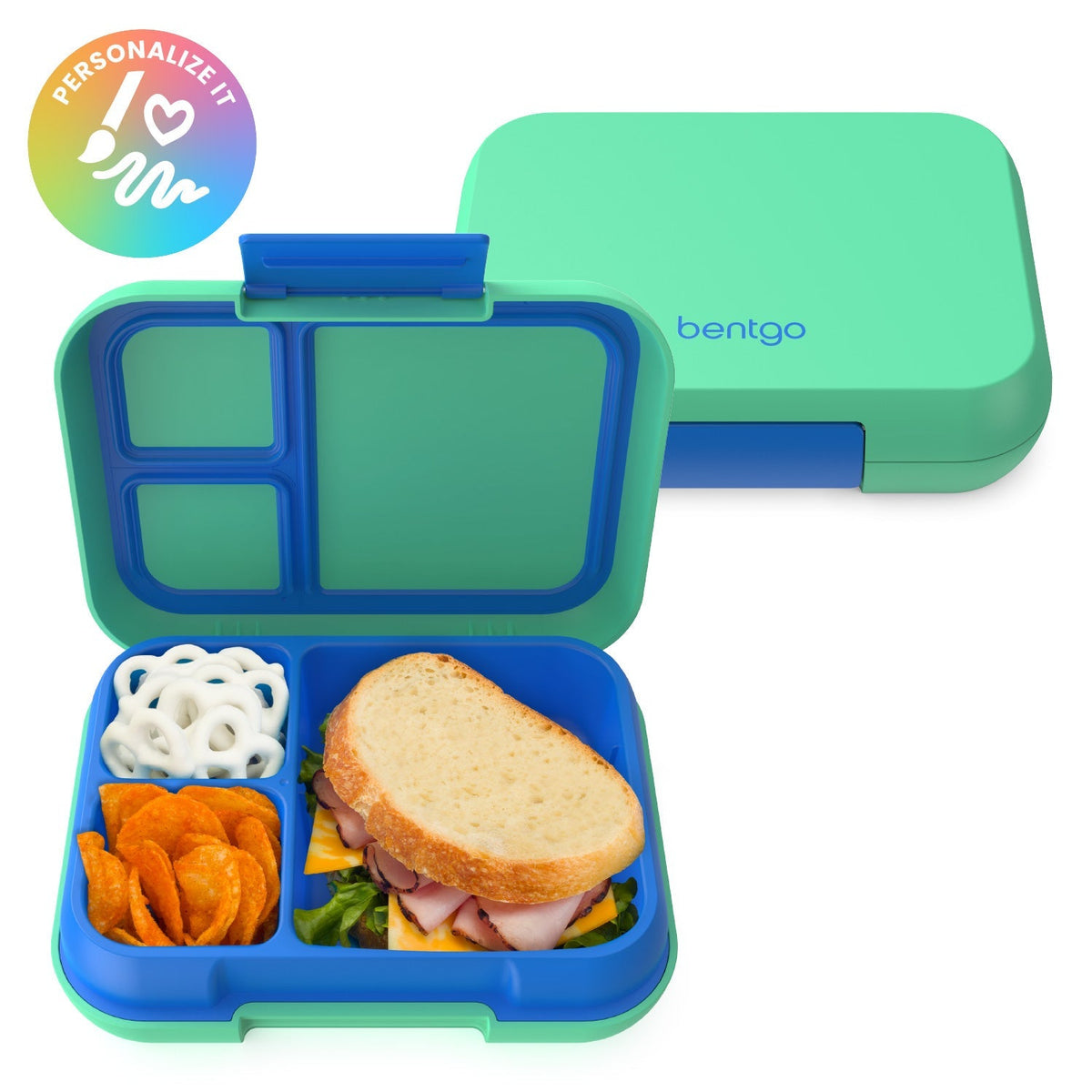 Bentgo Pop Lunch Box - Spring Green/Blue
