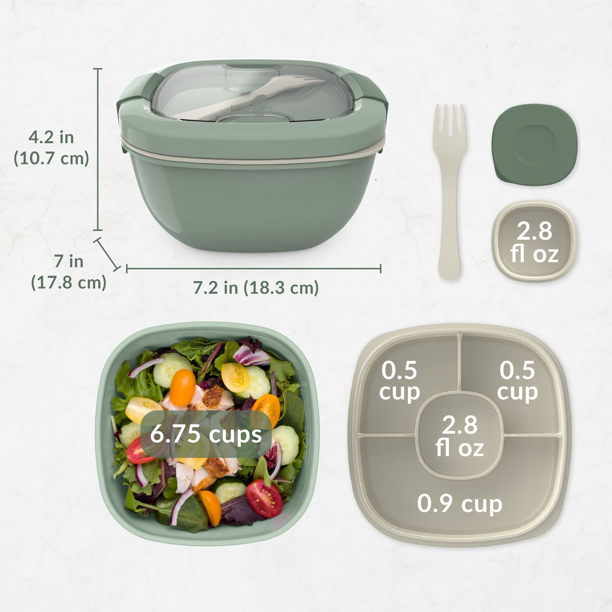 Bentgo All-in-One Salad Container