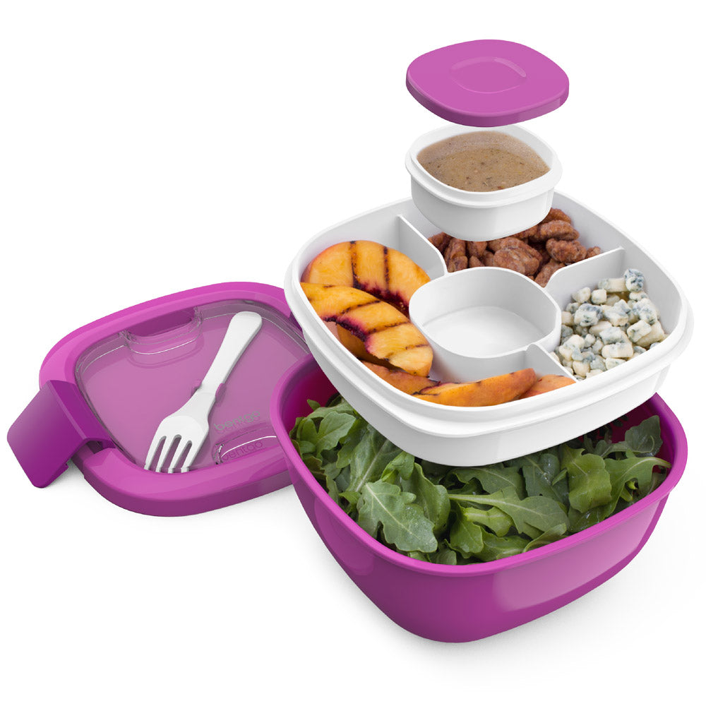 Bentgo All-in-One Salad Container - Purple