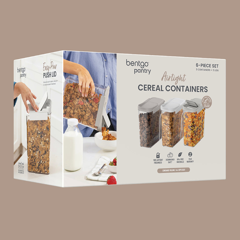 Bentgo Pantry Airtight Cereal Containers (6-pcs)