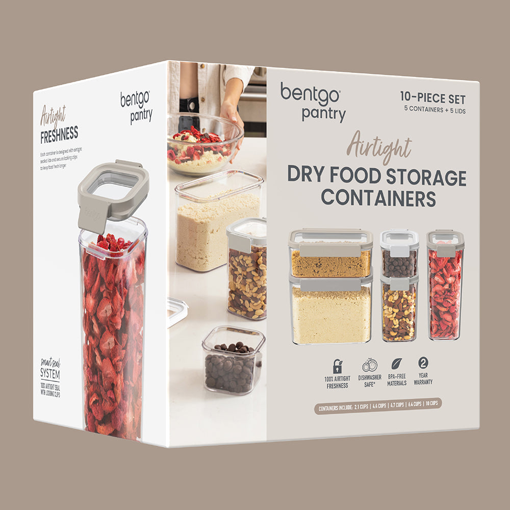Bentgo Pantry Airtight Dry Food Storage Containers (10-pcs)