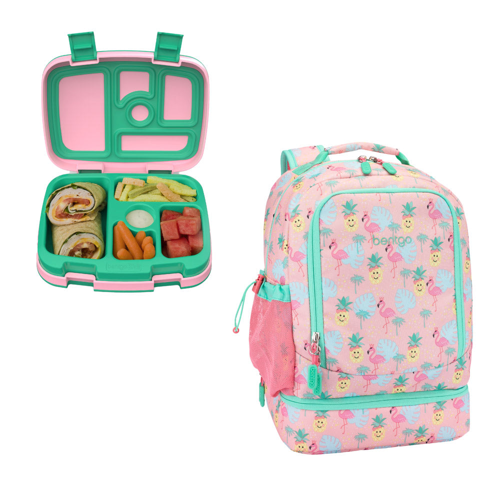 Bentgo Kids Prints Lunch Box & Backpack - Tropical