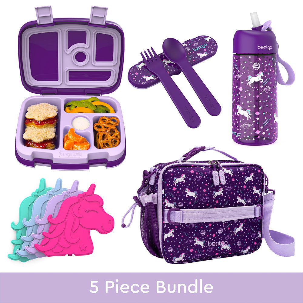 Bentgo Kids Prints Lunch Set - Unicorn