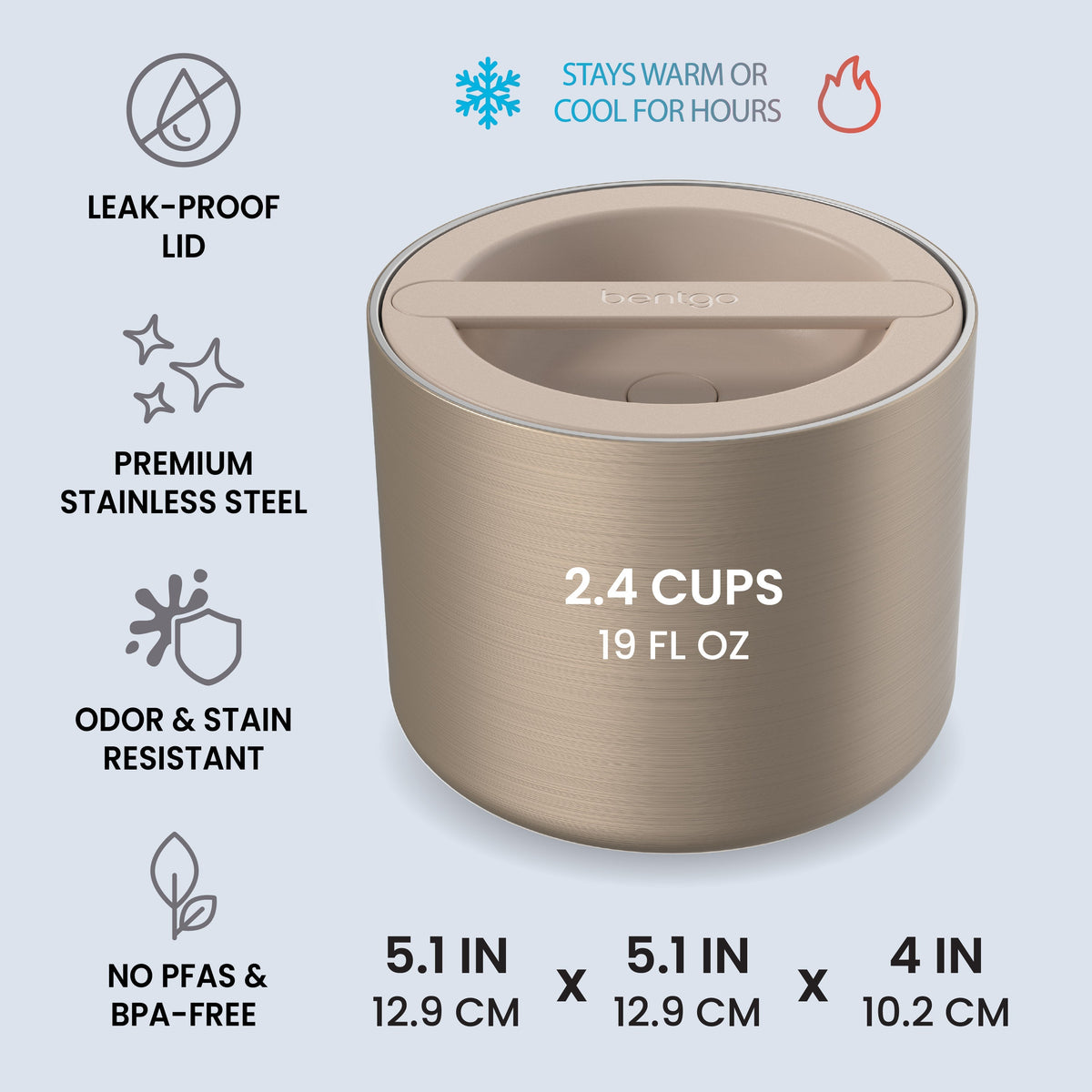 Bentgo Stainless Steel Insulated Food Container