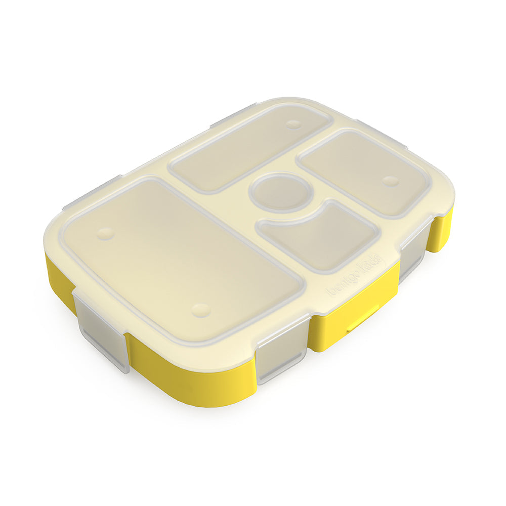 Bentgo Kids Prints Tray with Transparent Cover - Construction Trucks