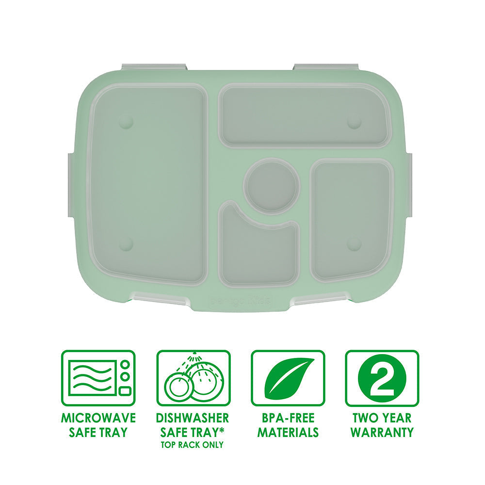 Bentgo Kids Prints Tray with Transparent Cover