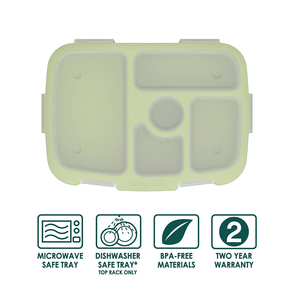 Bentgo Kids Prints Tray with Transparent Cover