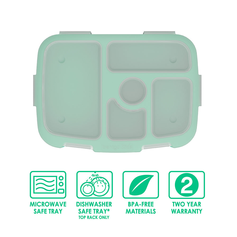 Bentgo Kids Prints Tray with Transparent Cover