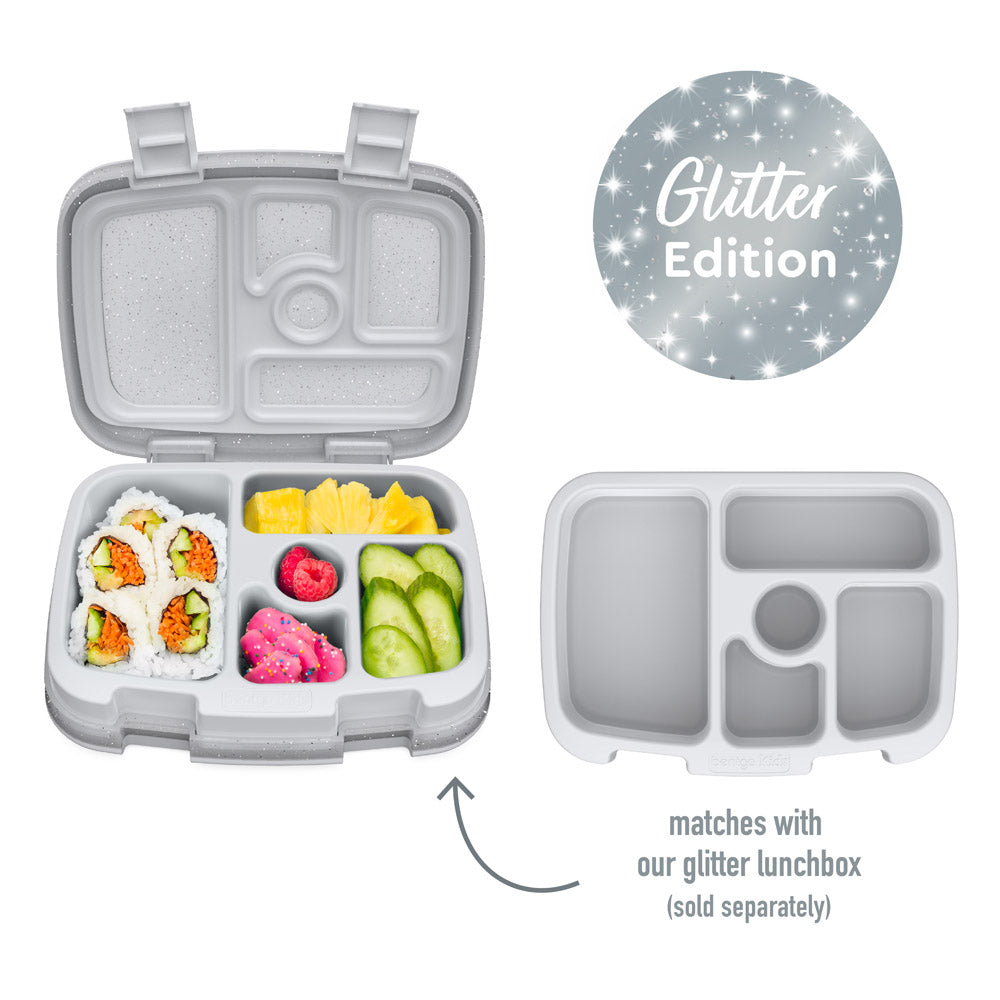 Bentgo Kids Tray with Transparent Cover (Glitter)