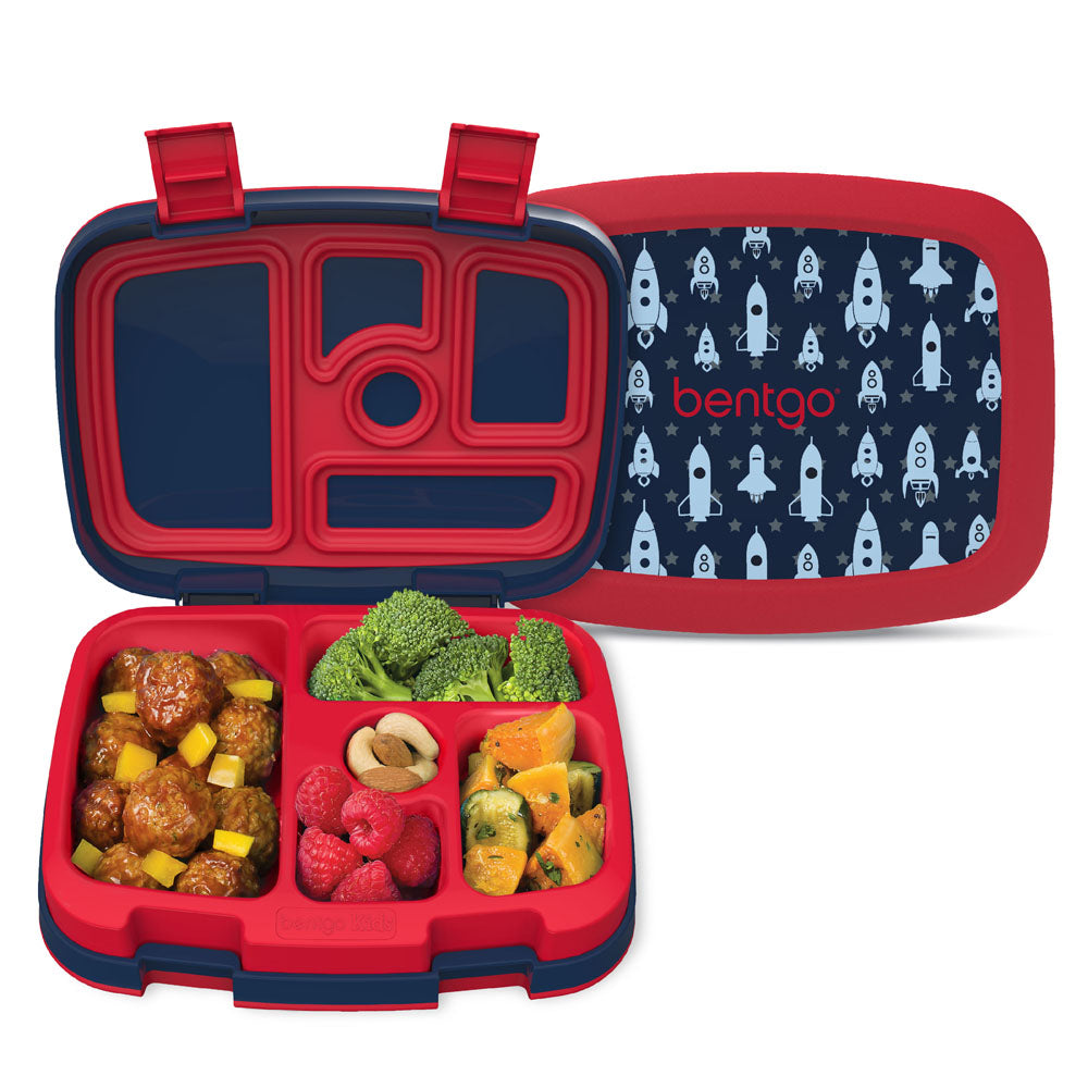 Bentgo Kids Prints Lunch Box (2-Pack) - Space Rockets