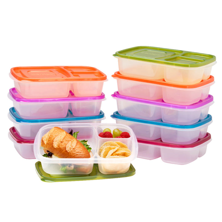 Bentgo Easyboxes 3-Compartment Food Containers 20-Piece Set P4