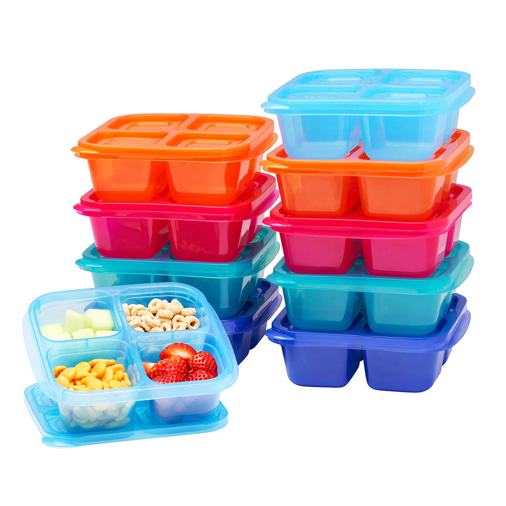 Bentgo Easyboxes 4-Compartment Snack Containers 20-Piece Set - Jewel Brights