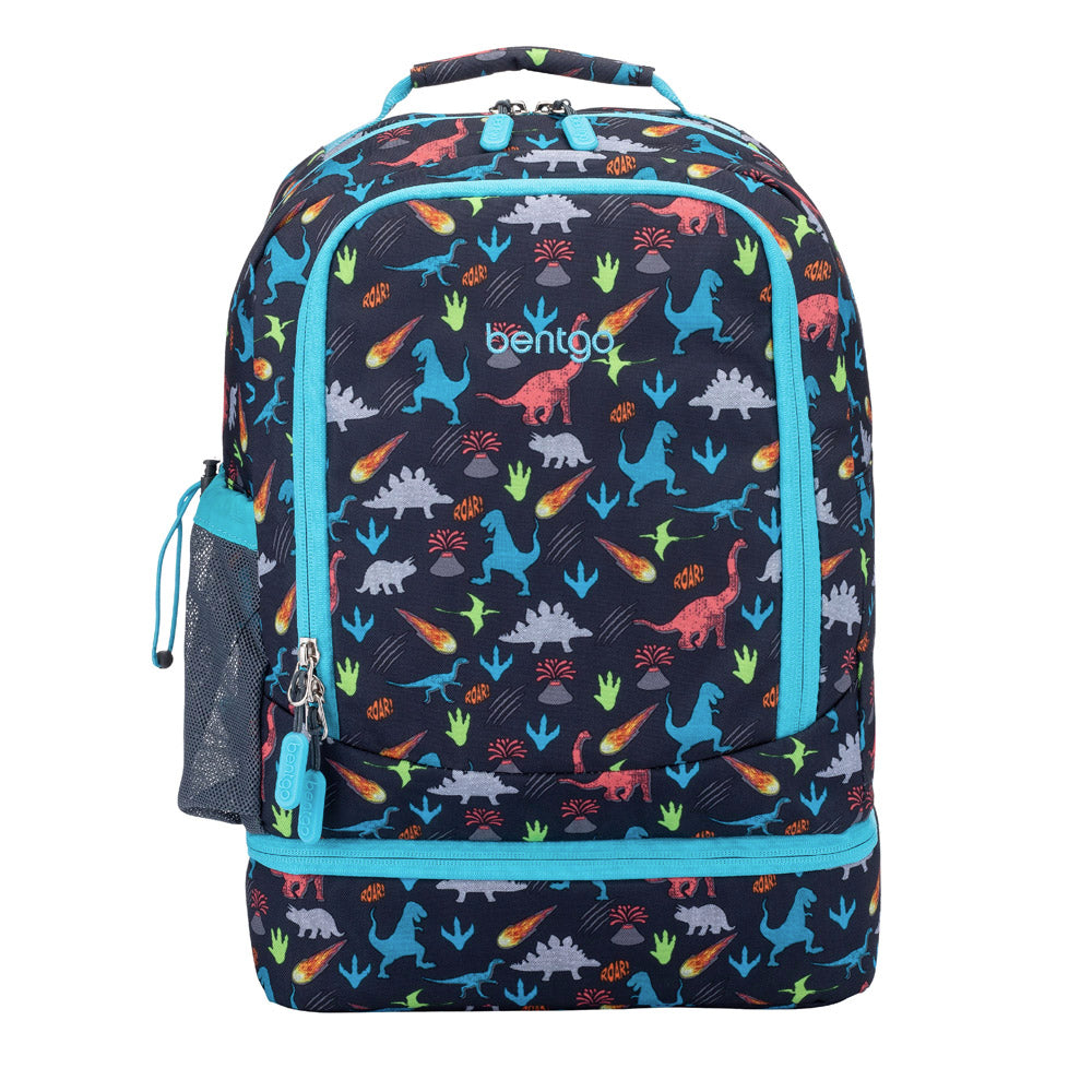 Bentgo Kids Prints 2-in-1 Backpack & Lunch Bag - Dinosaur
