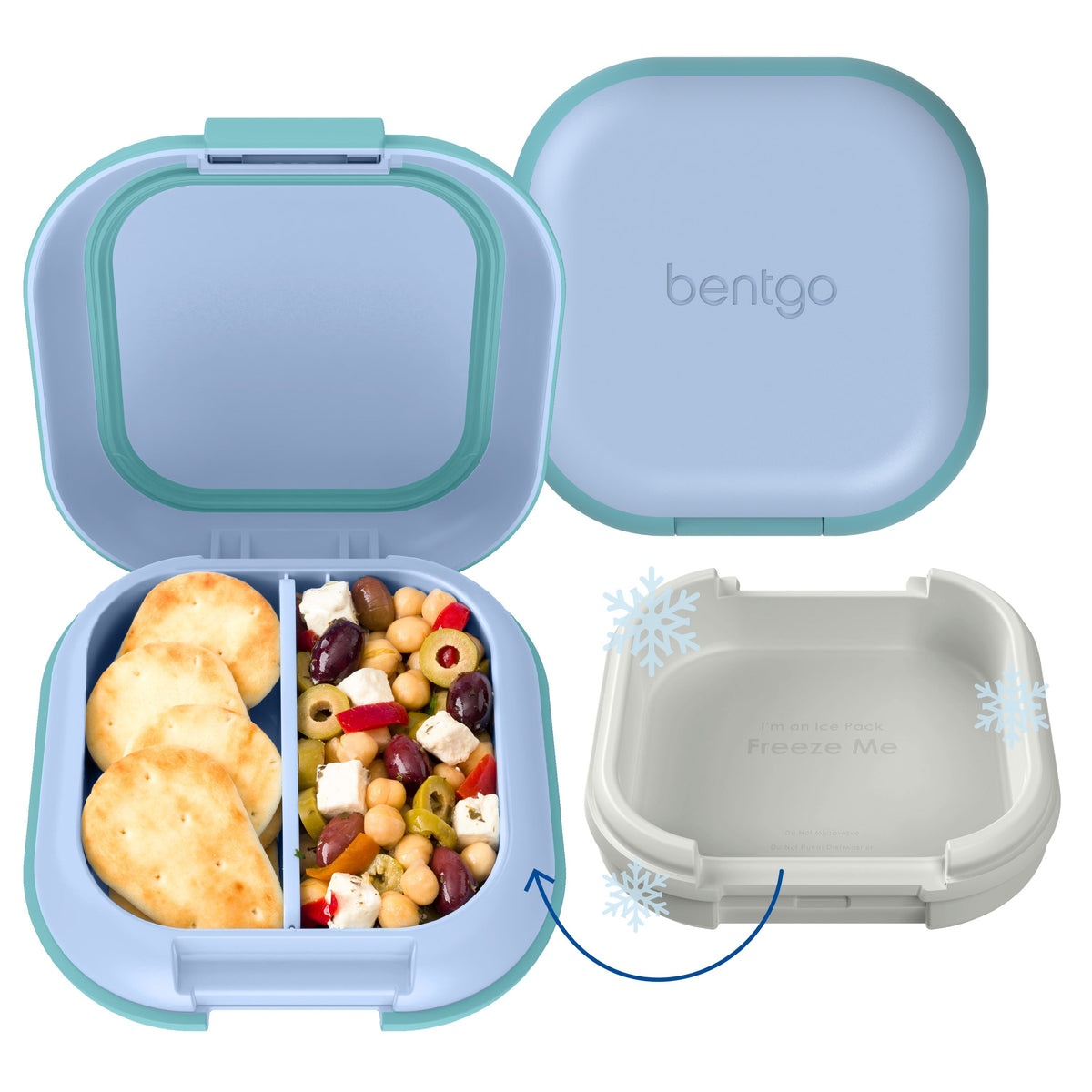 Bentgo Chill Mini Lunch Box - Tide Blues