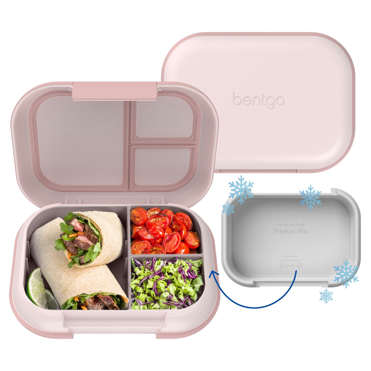 Bentgo Chill Max Lunch Box - Pink Cloud and Blush