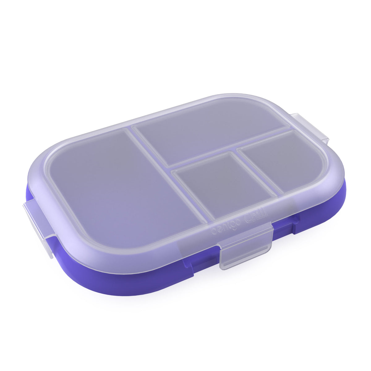 Bentgo Chill Kids Tray with Transparent Cover - Electric Violet