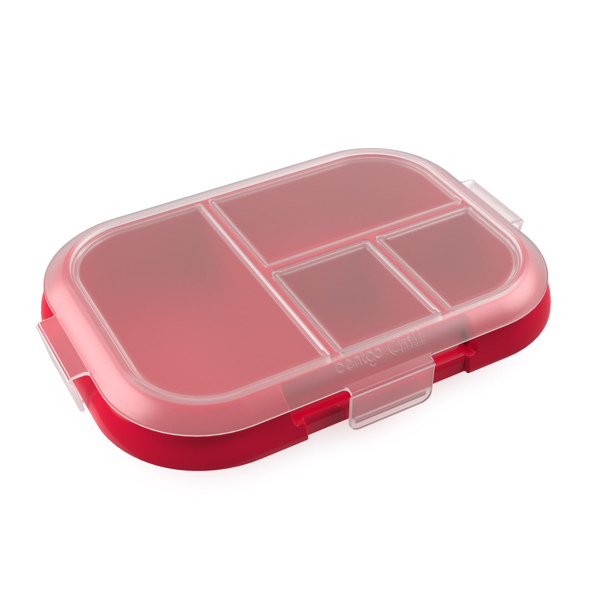 Bentgo Chill Kids Tray with Transparent Cover - Red/Royal