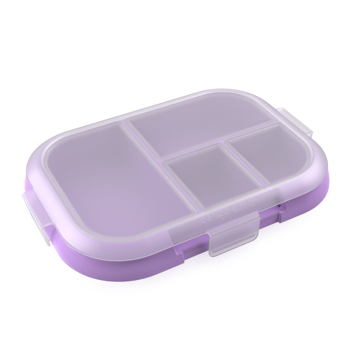 Bentgo Chill Kids Tray with Transparent Cover - Vivid Orchid Speckle