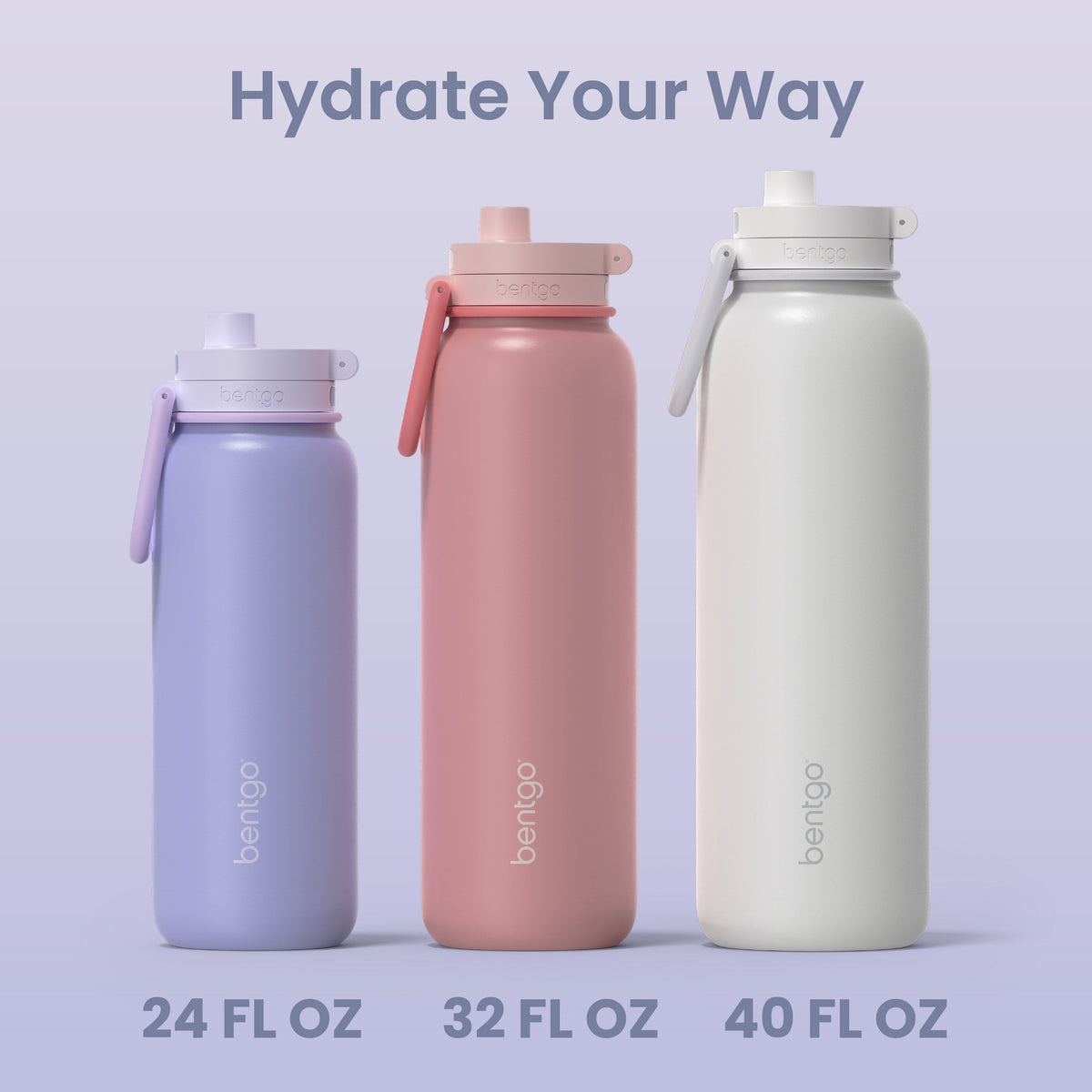 Bentgo Flip 2-in-1 Water Bottle (24 fl oz)