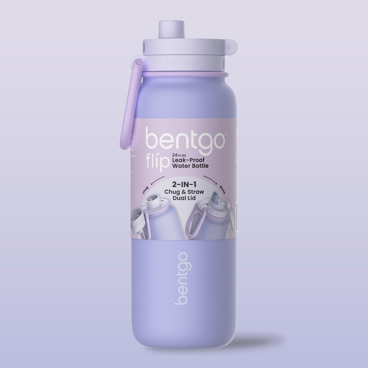 Bentgo Flip 2-in-1 Water Bottle (24 fl oz)