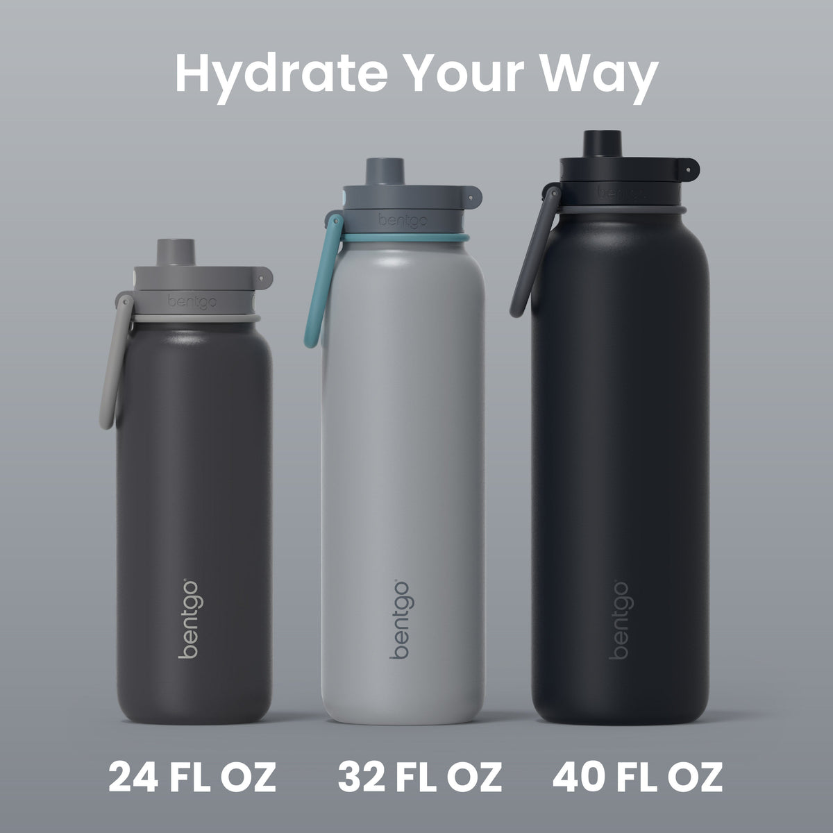 Bentgo Flip 2-in-1 Water Bottle (32 fl oz)