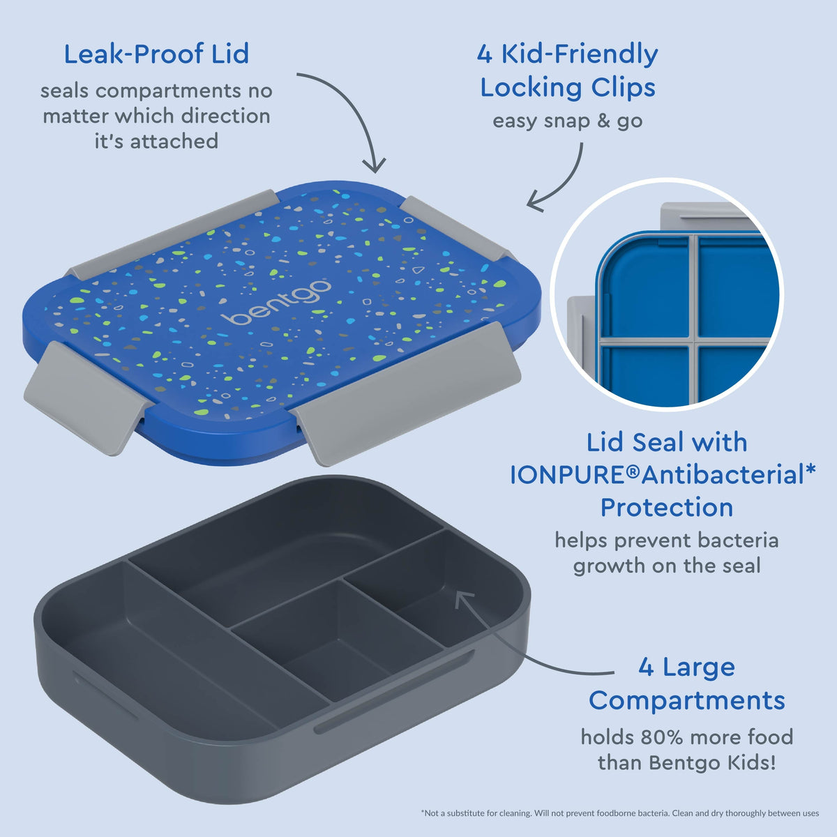 Bentgo Kids Snap & Go Lunch Box (2-Pack)