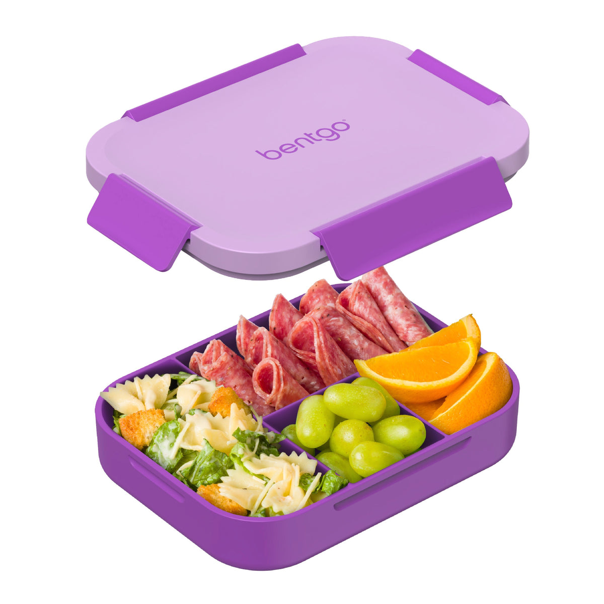 Bentgo Kids Snap & Go Lunch Box - Purple