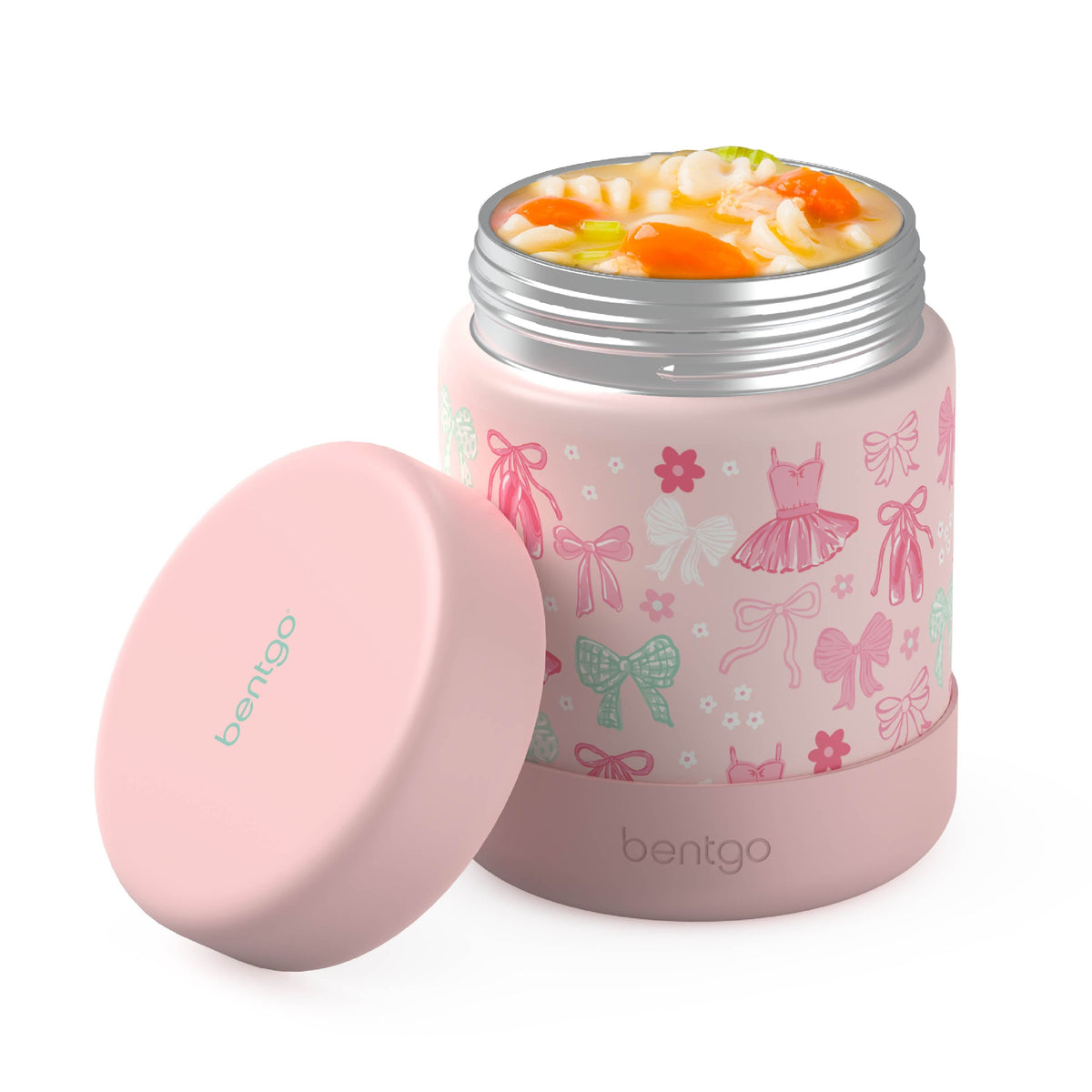 Bentgo Kids Stainless Steel Food Jar - Ballet and Bows