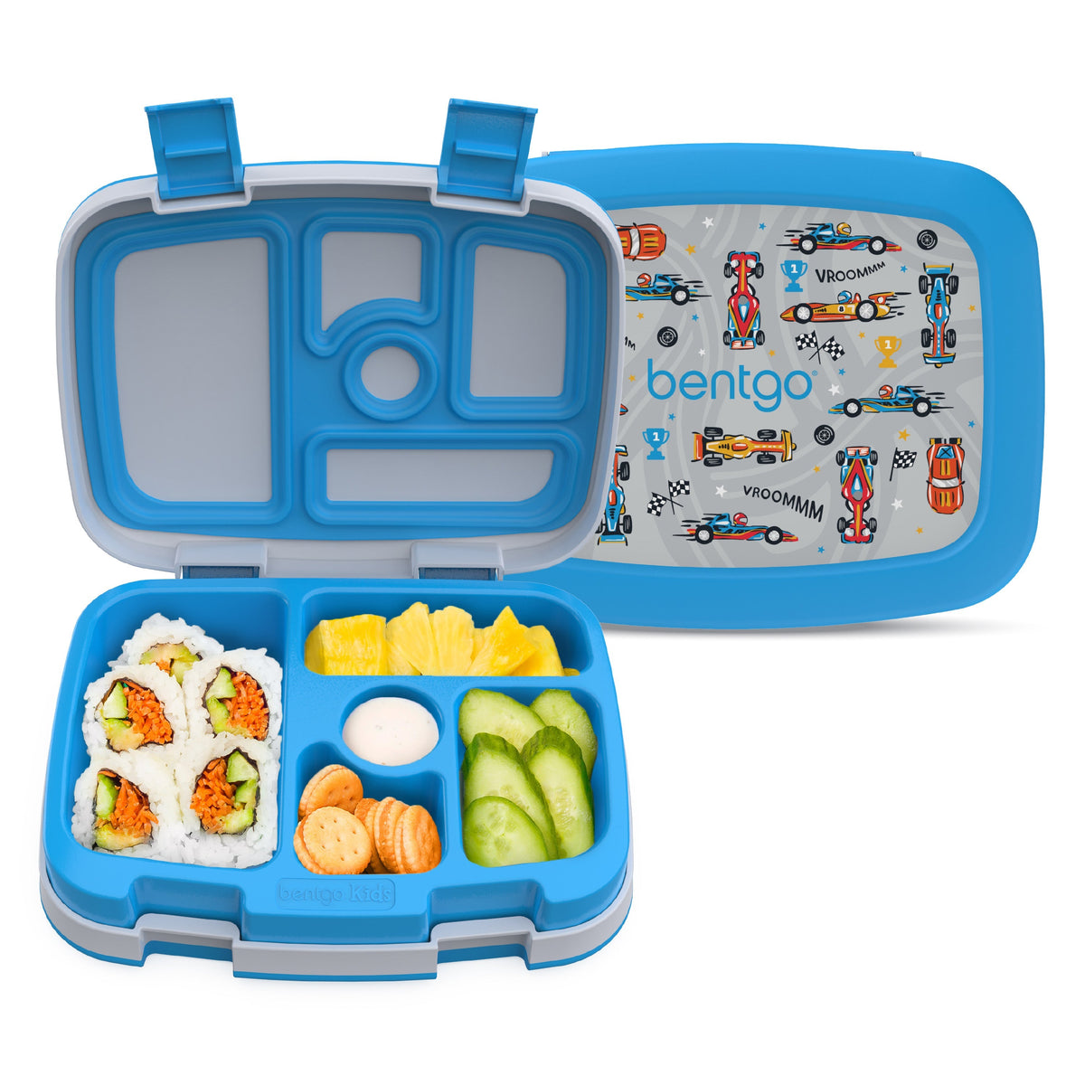 Bentgo Kids Prints Lunch Box - Race Cars