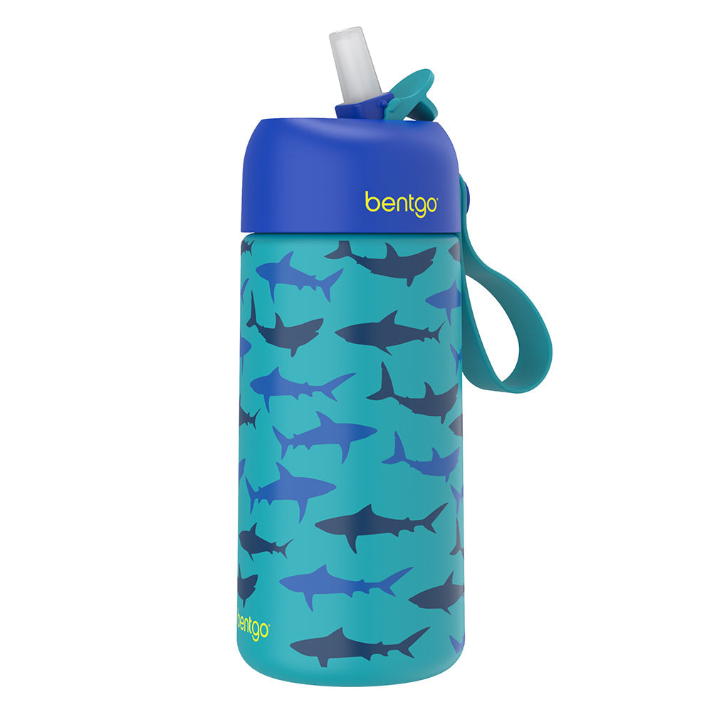 Bentgo Kids Stainless Steel Insulated Water Bottle - Sharks